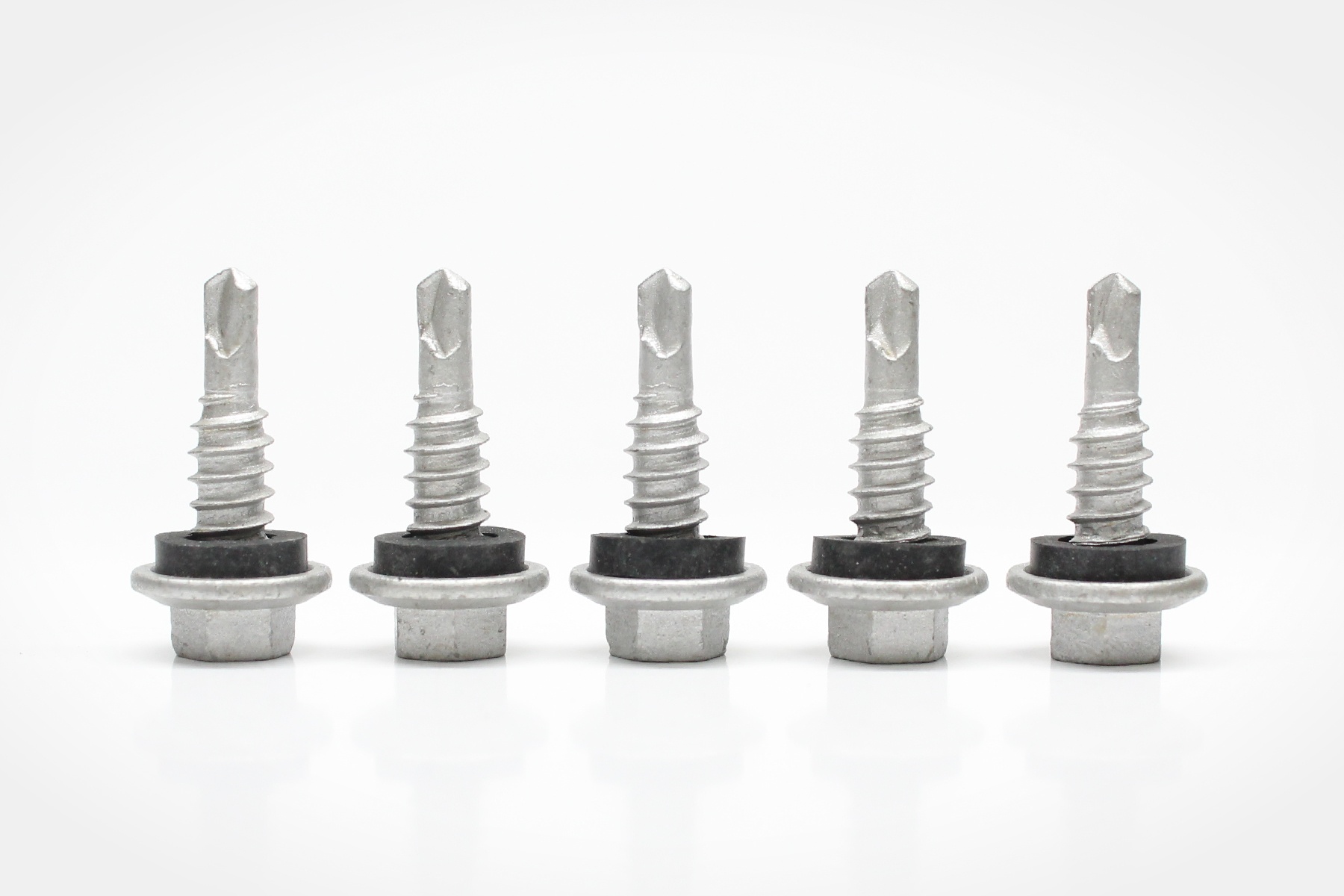 Hex Flange #1 Stitch Self Drill with Rubber Washer