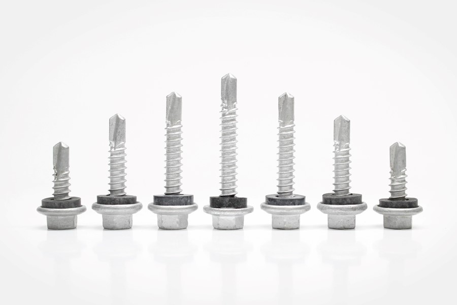 Hex Flange Self Drill with Rubber Washer