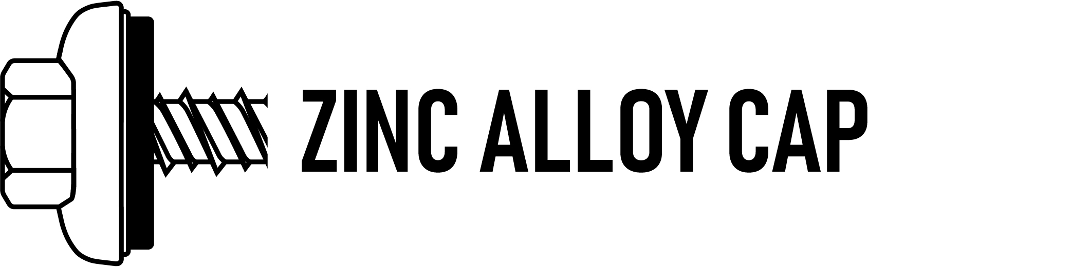 Hex Zinc Alloy Cap Type 17 with Bonded Washer