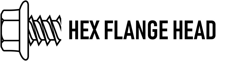 Hex Flange #2 Pilot Self Drill with Rubber Washer