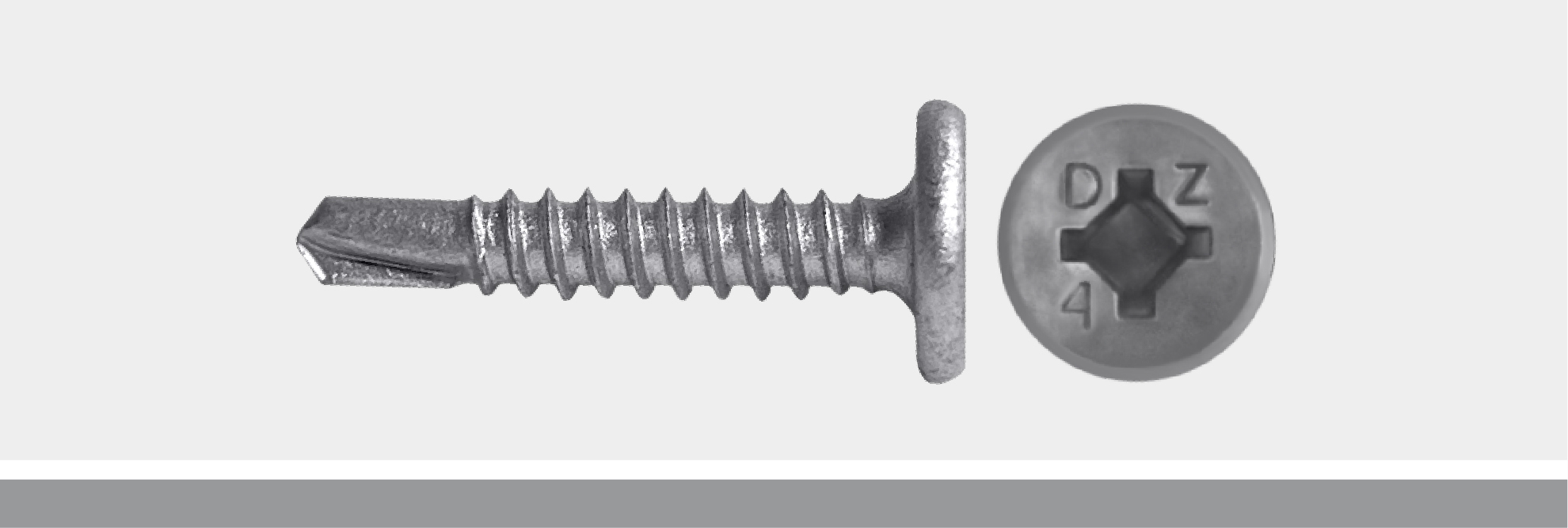Square-Phillips Pancake Self Drill