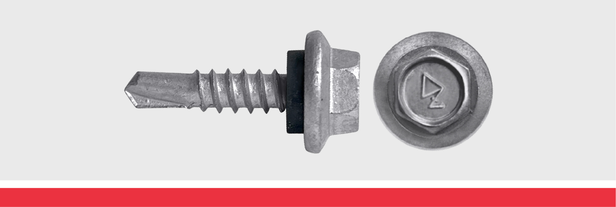 Hex Flange Self Drill with Rubber Washer