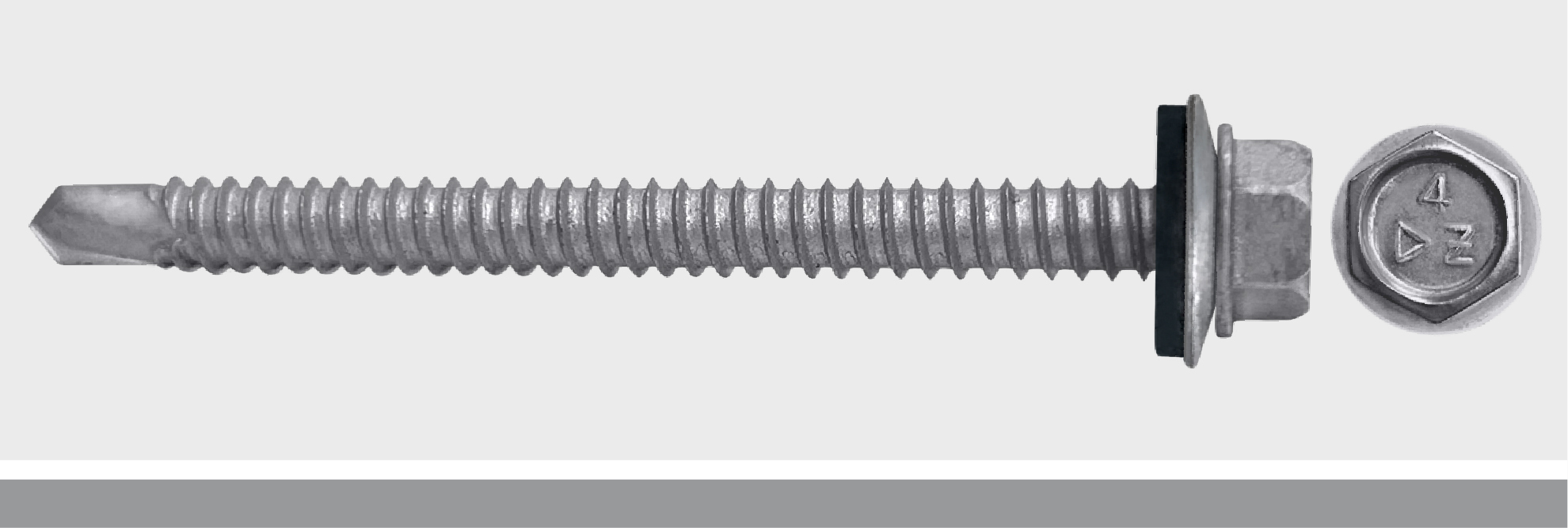 Hex Washer Head Self Drill with Bonded Washer