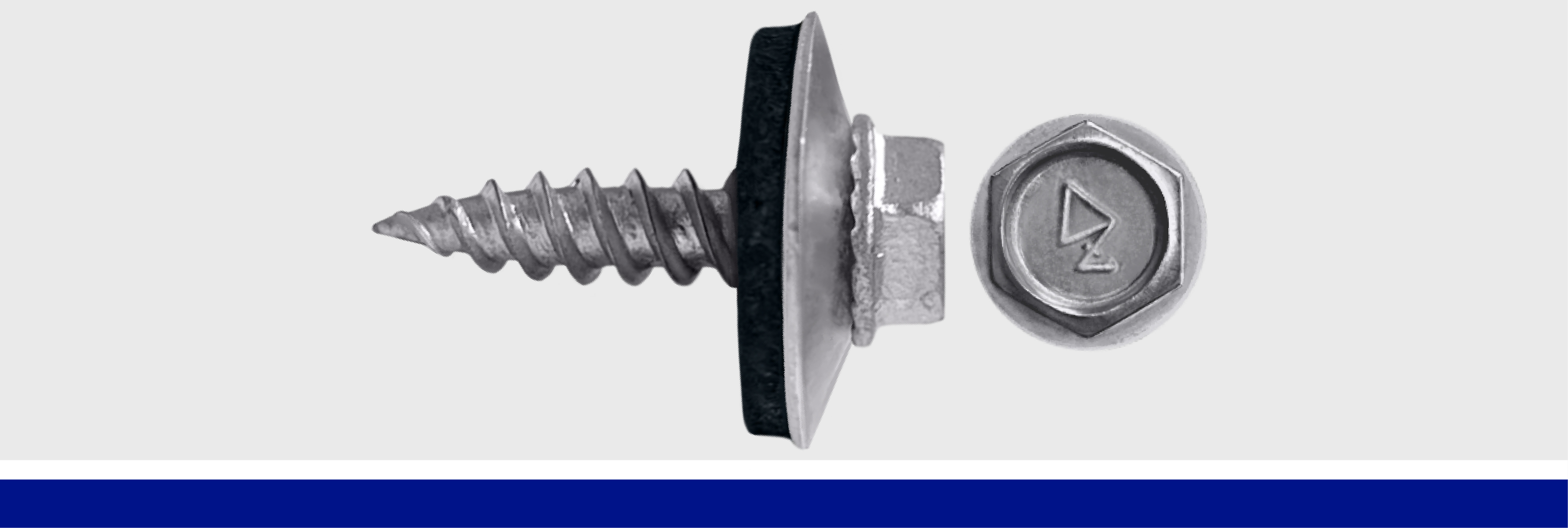 Hex Washer Head Sharp with 3/4" Aluminum Washer