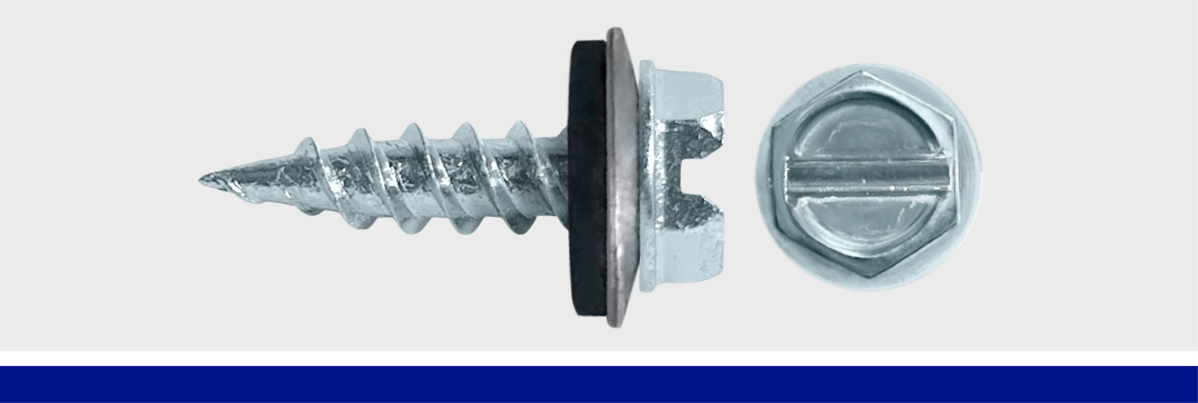 Slotted Hex Washer Head Pierce with Bonded Washer