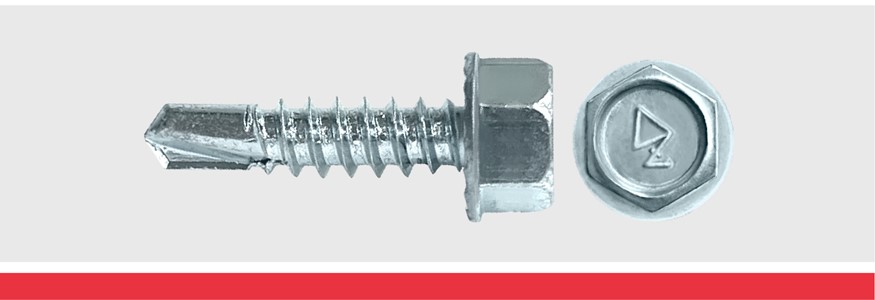 Super-MAX Hex Washer Head Self Drill Serrations