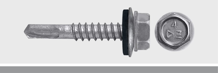 Hex Washer Head #2 Pilot Self Drill with Washer