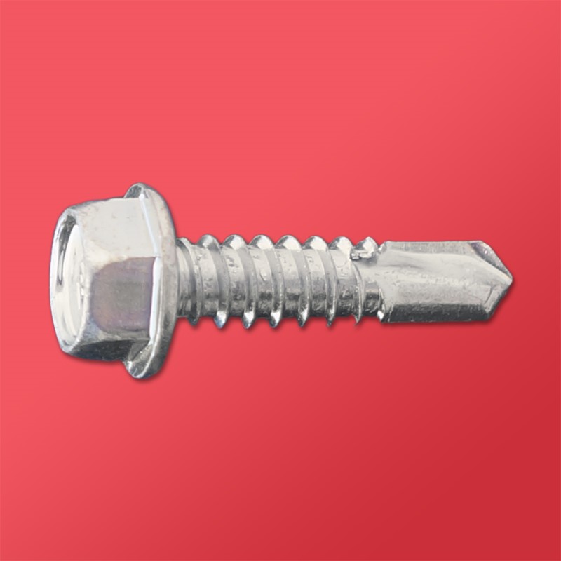 daggerz self drill screws . hex washer head . zinc